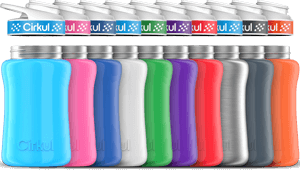 12oz. Stainless Steel Bottle & Comfort Grip Lid