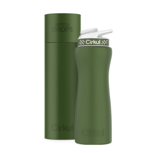 Limited Edition: Matte Dark Green 22oz. Stainless Steel Bottle & Lid